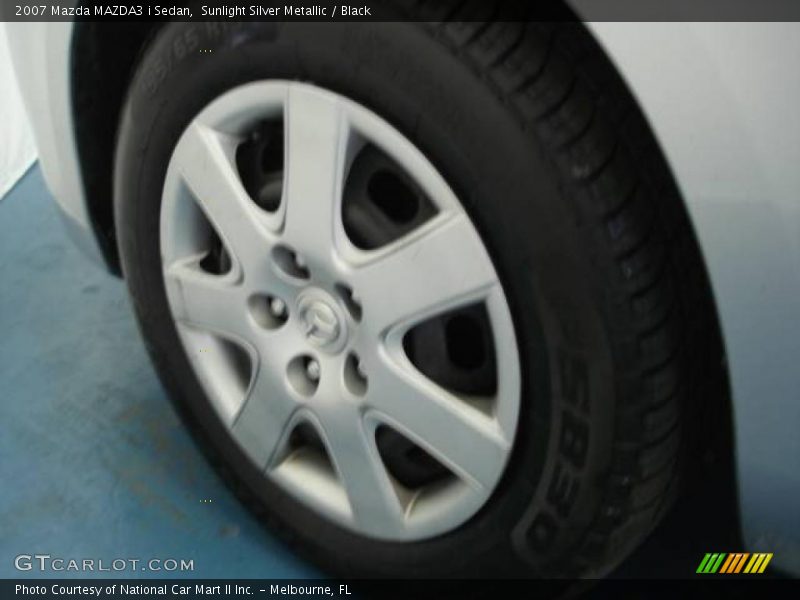 Sunlight Silver Metallic / Black 2007 Mazda MAZDA3 i Sedan