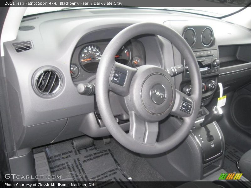 Dashboard of 2011 Patriot Sport 4x4