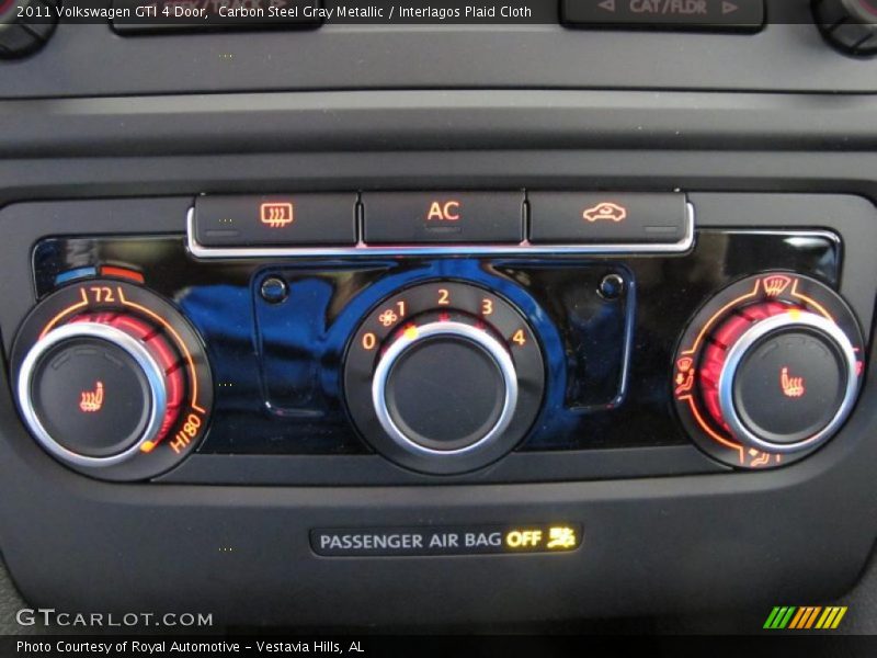 Controls of 2011 GTI 4 Door