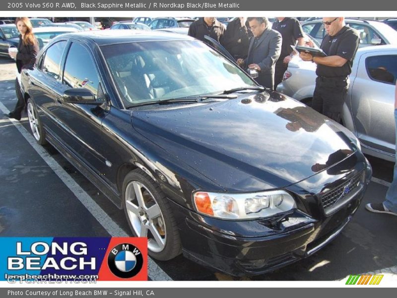 Black Sapphire Metallic / R Nordkap Black/Blue Metallic 2005 Volvo S60 R AWD