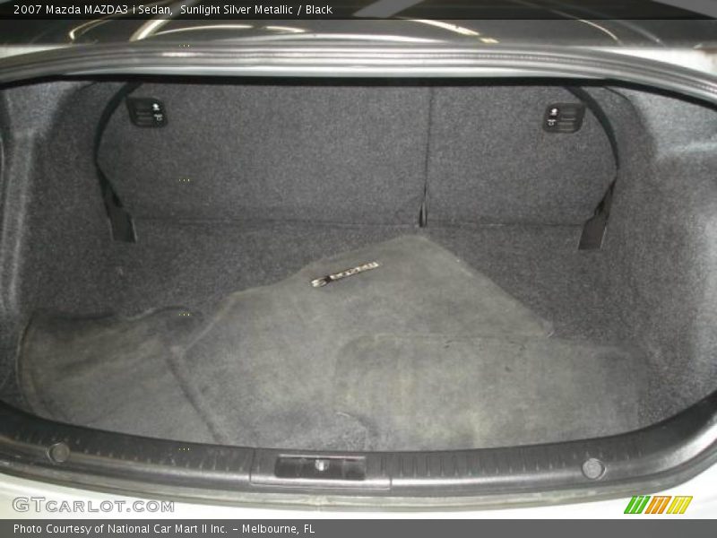 Sunlight Silver Metallic / Black 2007 Mazda MAZDA3 i Sedan