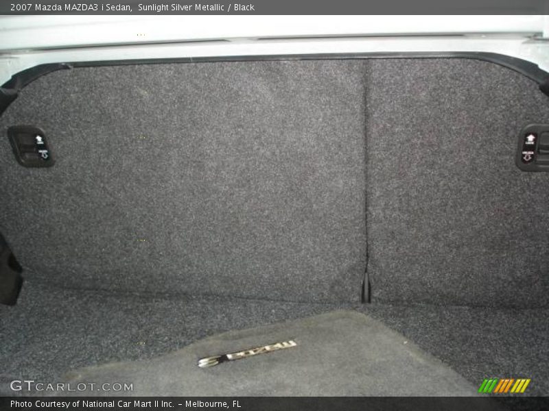 Sunlight Silver Metallic / Black 2007 Mazda MAZDA3 i Sedan