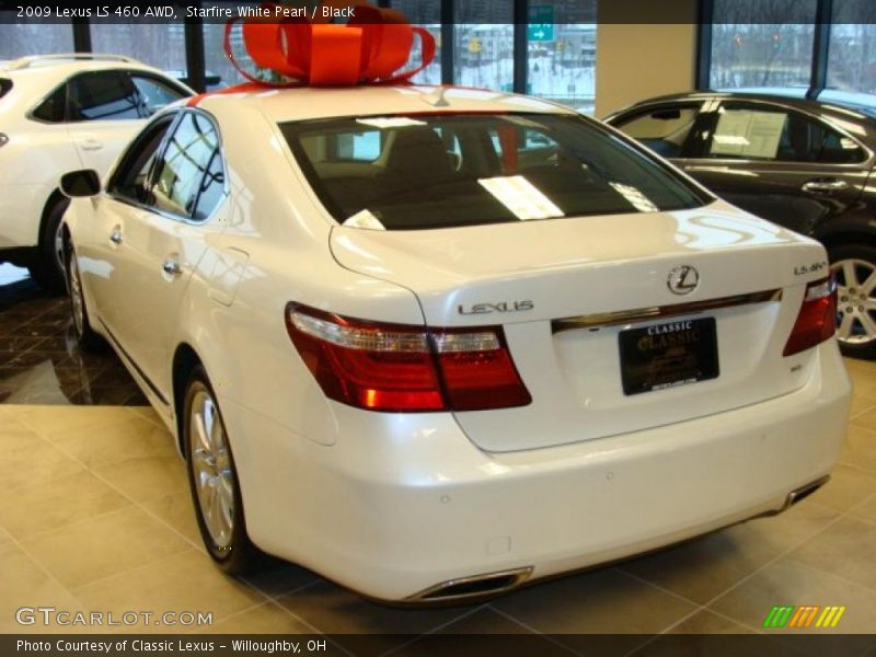 Starfire White Pearl / Black 2009 Lexus LS 460 AWD