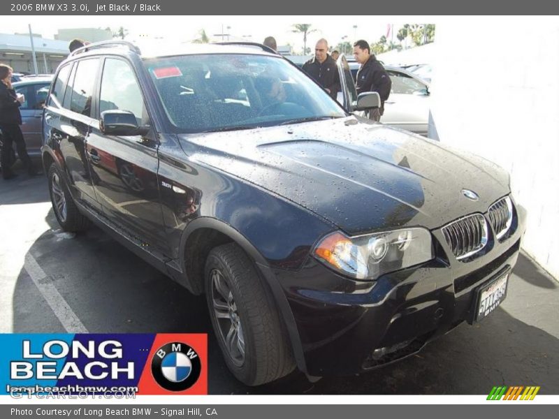 Jet Black / Black 2006 BMW X3 3.0i