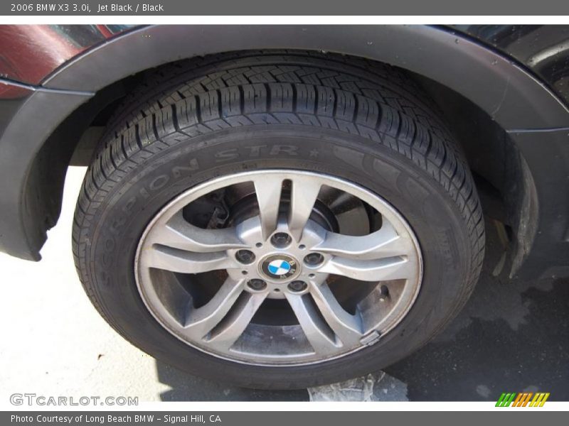 Jet Black / Black 2006 BMW X3 3.0i