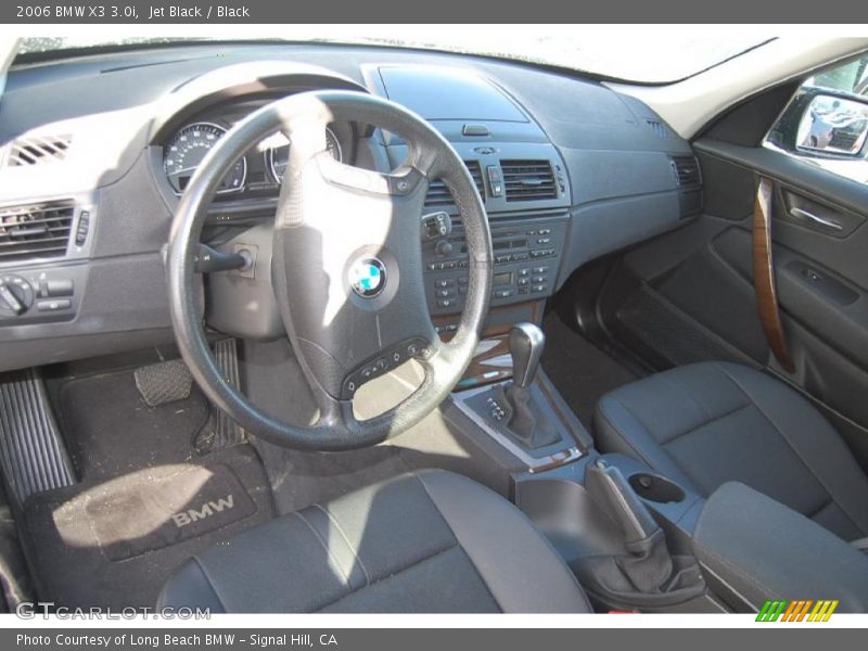 Jet Black / Black 2006 BMW X3 3.0i