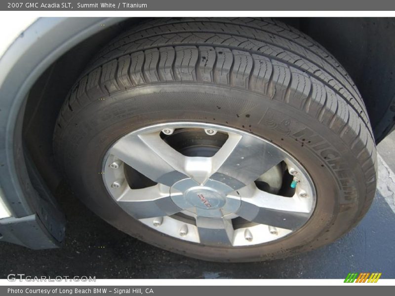 Summit White / Titanium 2007 GMC Acadia SLT