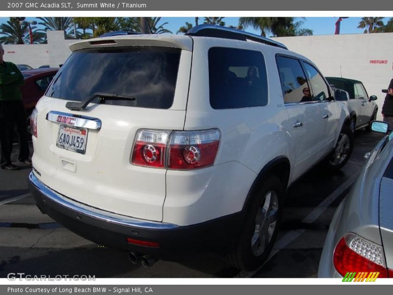 Summit White / Titanium 2007 GMC Acadia SLT
