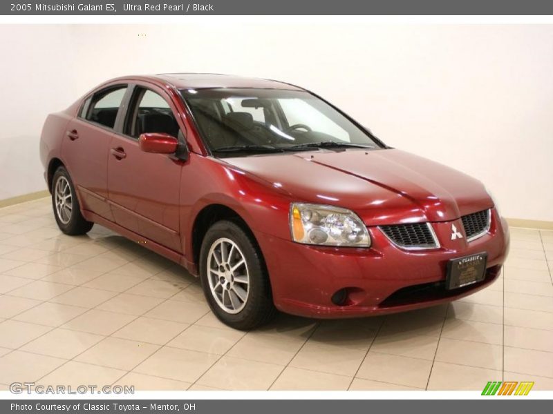 Ultra Red Pearl / Black 2005 Mitsubishi Galant ES