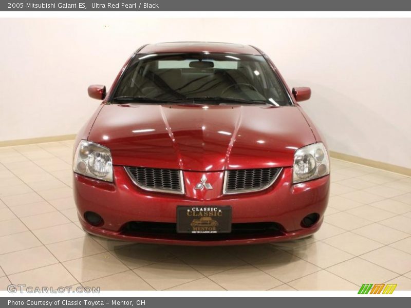 Ultra Red Pearl / Black 2005 Mitsubishi Galant ES