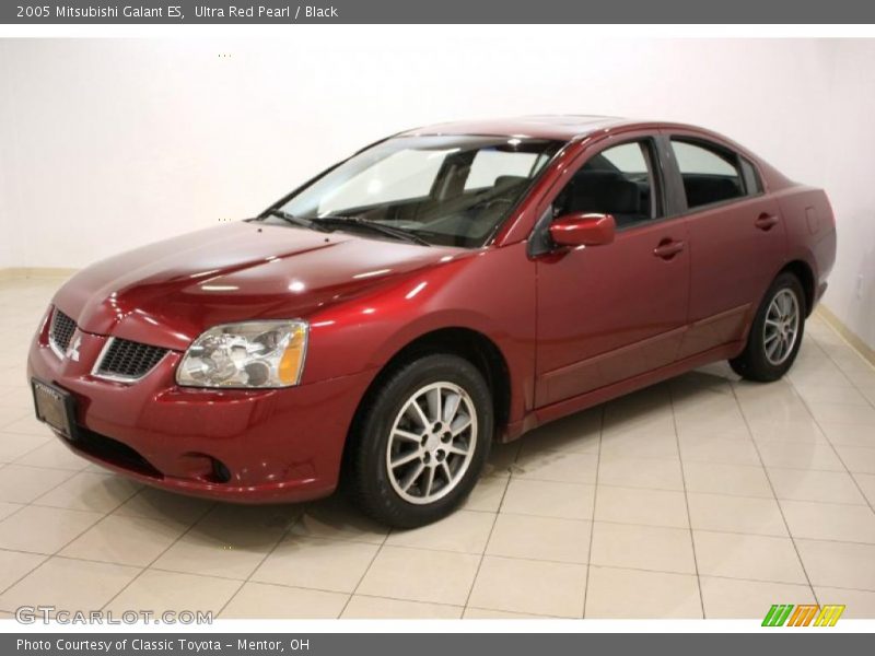 Ultra Red Pearl / Black 2005 Mitsubishi Galant ES