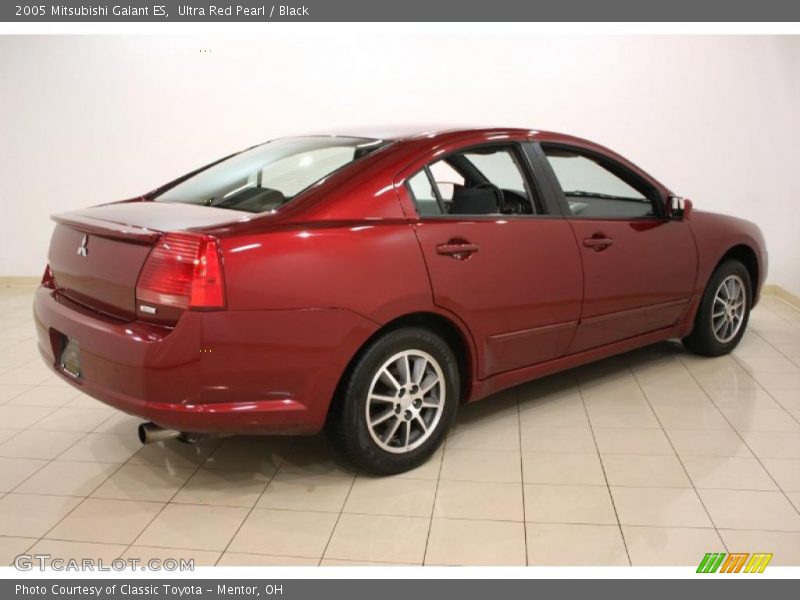 Ultra Red Pearl / Black 2005 Mitsubishi Galant ES