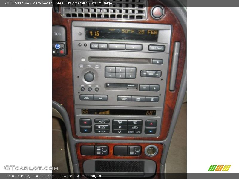 Steel Gray Metallic / Warm Beige 2001 Saab 9-5 Aero Sedan