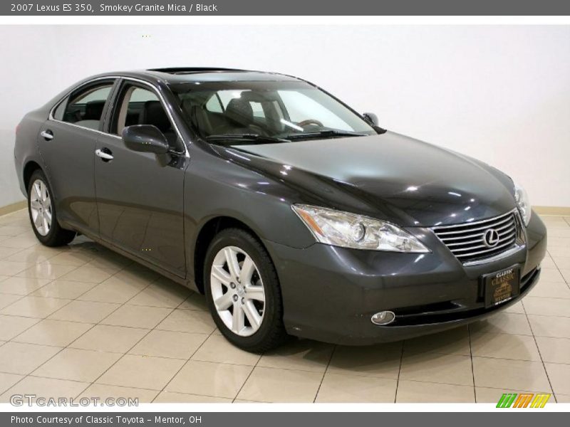 Smokey Granite Mica / Black 2007 Lexus ES 350