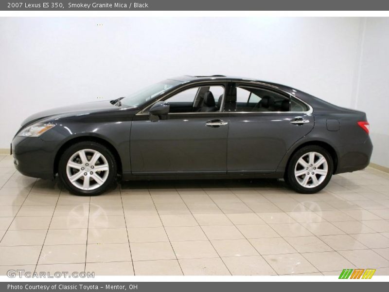 Smokey Granite Mica / Black 2007 Lexus ES 350