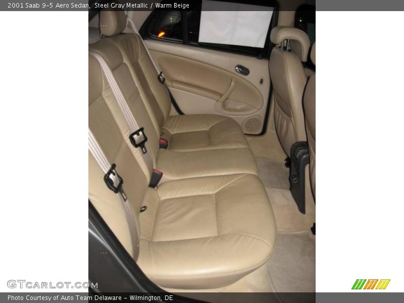 Steel Gray Metallic / Warm Beige 2001 Saab 9-5 Aero Sedan