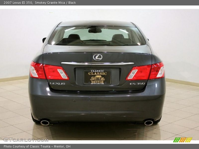 Smokey Granite Mica / Black 2007 Lexus ES 350