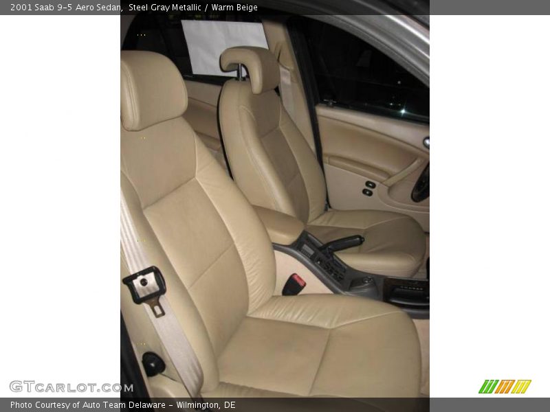 Steel Gray Metallic / Warm Beige 2001 Saab 9-5 Aero Sedan