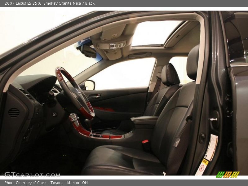 Smokey Granite Mica / Black 2007 Lexus ES 350