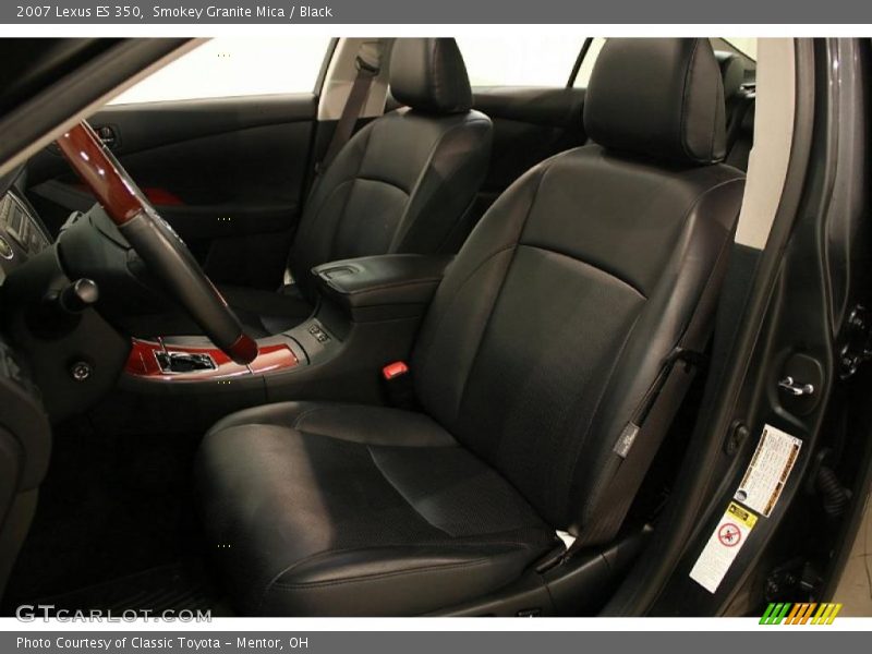 Smokey Granite Mica / Black 2007 Lexus ES 350