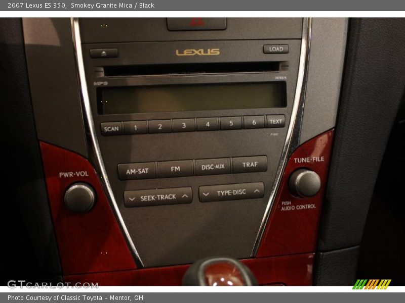 Smokey Granite Mica / Black 2007 Lexus ES 350