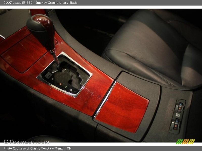 Smokey Granite Mica / Black 2007 Lexus ES 350