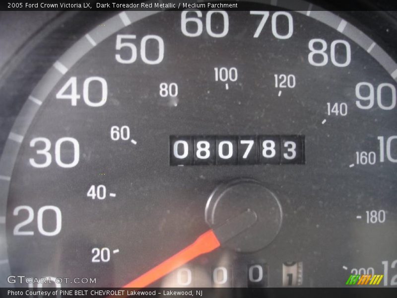 Dark Toreador Red Metallic / Medium Parchment 2005 Ford Crown Victoria LX