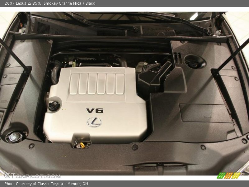 Smokey Granite Mica / Black 2007 Lexus ES 350