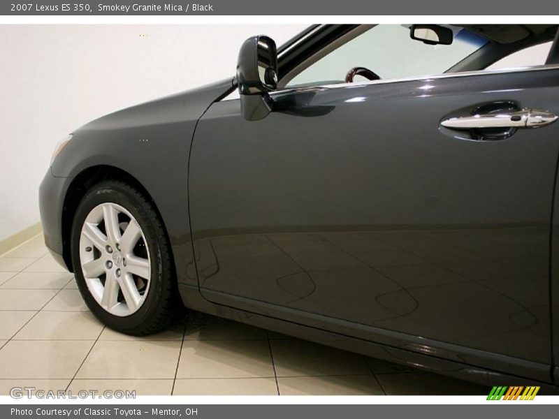Smokey Granite Mica / Black 2007 Lexus ES 350