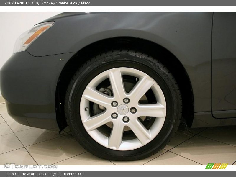 Smokey Granite Mica / Black 2007 Lexus ES 350