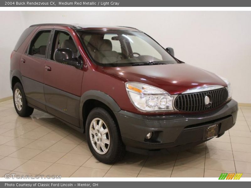 Medium Red Metallic / Light Gray 2004 Buick Rendezvous CX