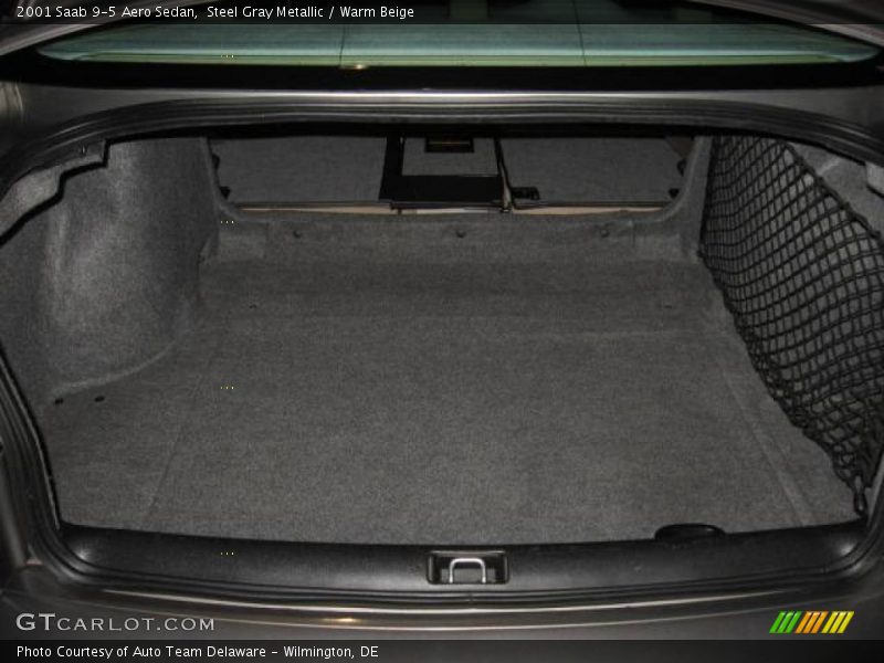Steel Gray Metallic / Warm Beige 2001 Saab 9-5 Aero Sedan