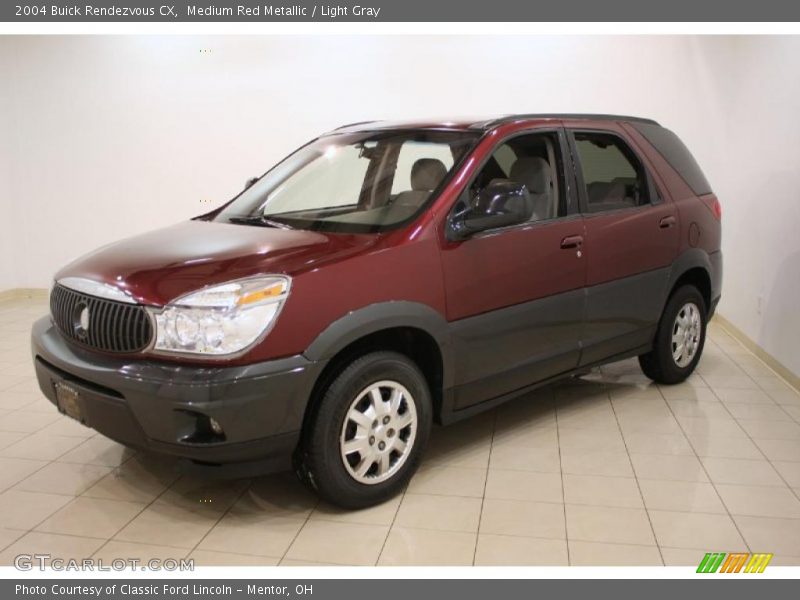 Medium Red Metallic / Light Gray 2004 Buick Rendezvous CX