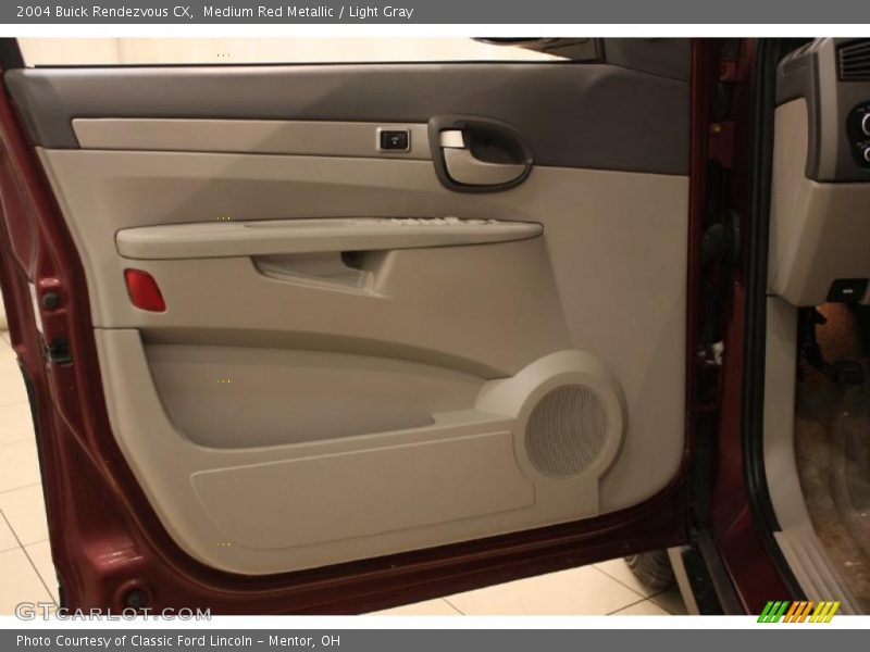 Medium Red Metallic / Light Gray 2004 Buick Rendezvous CX