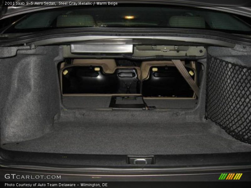 Steel Gray Metallic / Warm Beige 2001 Saab 9-5 Aero Sedan