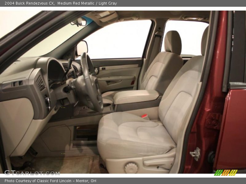 Medium Red Metallic / Light Gray 2004 Buick Rendezvous CX