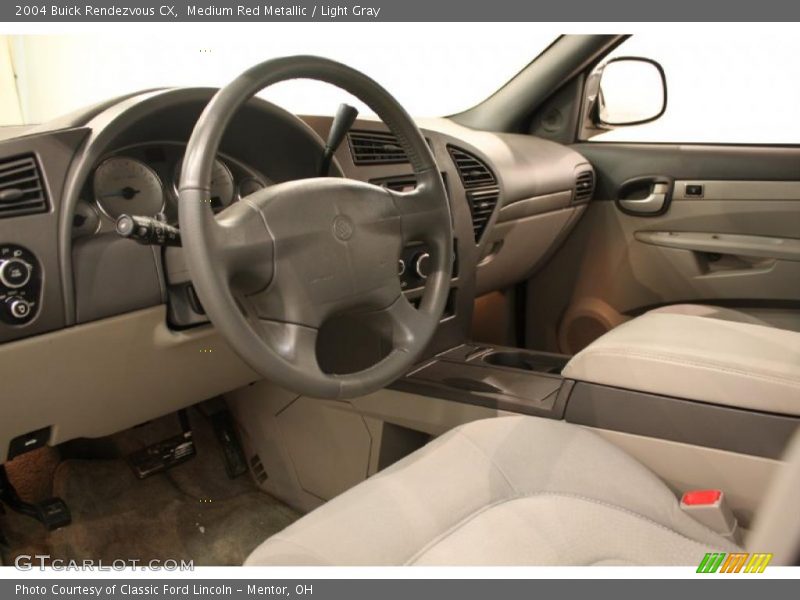 Medium Red Metallic / Light Gray 2004 Buick Rendezvous CX