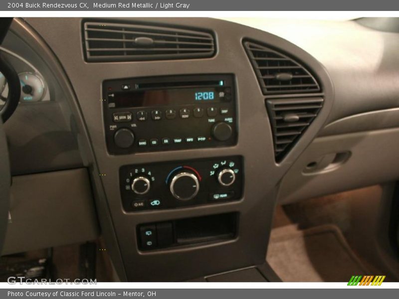 Medium Red Metallic / Light Gray 2004 Buick Rendezvous CX