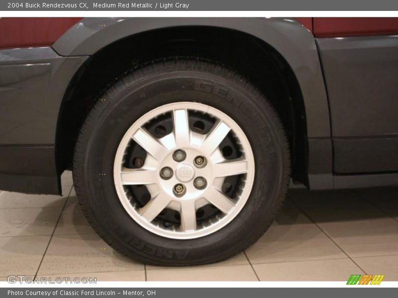 Medium Red Metallic / Light Gray 2004 Buick Rendezvous CX