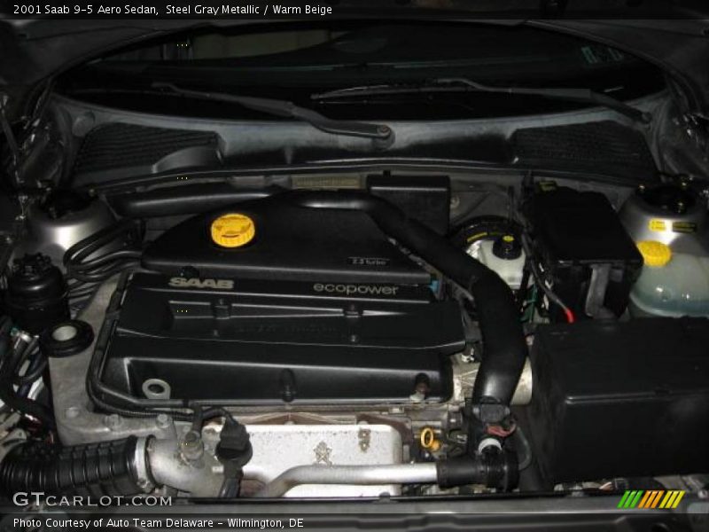 Steel Gray Metallic / Warm Beige 2001 Saab 9-5 Aero Sedan