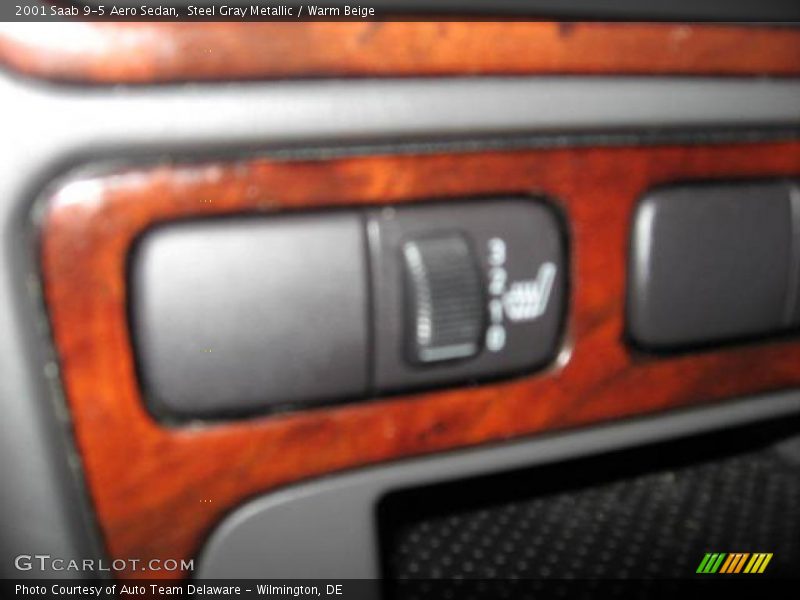 Steel Gray Metallic / Warm Beige 2001 Saab 9-5 Aero Sedan