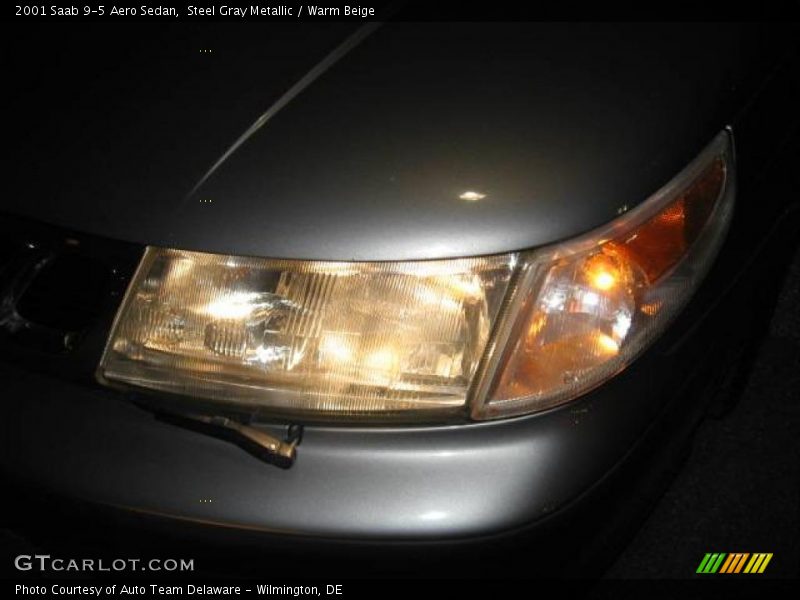 Steel Gray Metallic / Warm Beige 2001 Saab 9-5 Aero Sedan