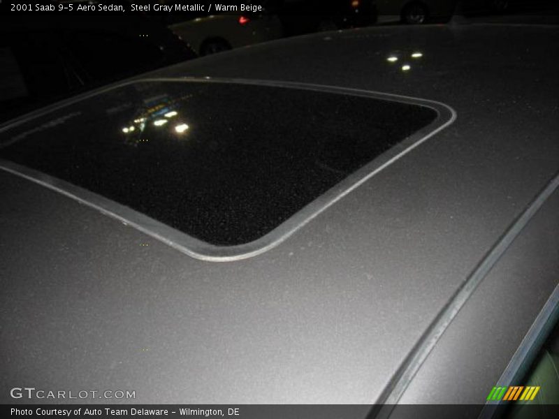 Steel Gray Metallic / Warm Beige 2001 Saab 9-5 Aero Sedan