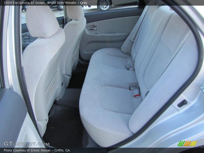 Bright Silver Metallic / Gray 2009 Kia Spectra EX Sedan