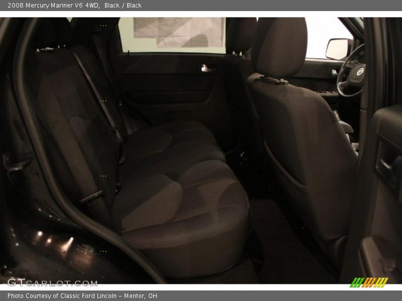 Black / Black 2008 Mercury Mariner V6 4WD