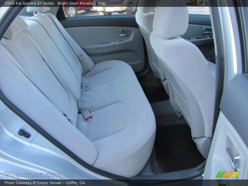 Bright Silver Metallic / Gray 2009 Kia Spectra EX Sedan