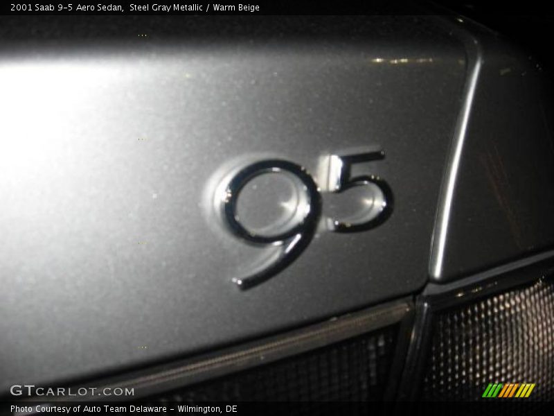 Steel Gray Metallic / Warm Beige 2001 Saab 9-5 Aero Sedan