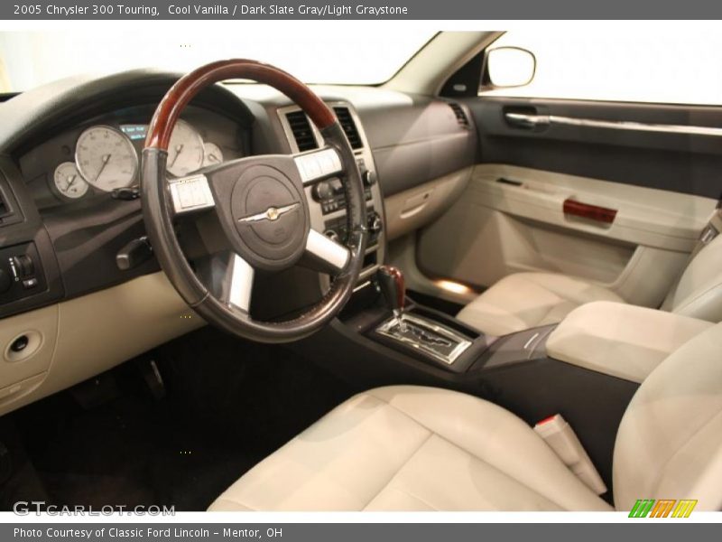 Cool Vanilla / Dark Slate Gray/Light Graystone 2005 Chrysler 300 Touring