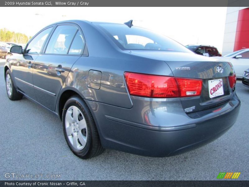 Willow Gray / Gray 2009 Hyundai Sonata GLS