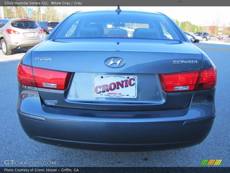 Willow Gray / Gray 2009 Hyundai Sonata GLS